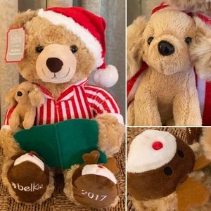 Belkie Bear Belk Store Plush Holiday 2017 Santa